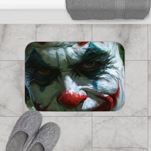 Jauquin Phoenix Joker — 61×43 Memory Foam Bath Mat — Modern Bathroom Floor Lifestyle View