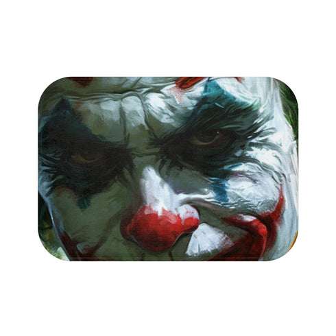 Jauquin Phoenix Joker — 61×43 Memory Foam Bath Mat — Top-Down Velvet Microfibre Artwork View