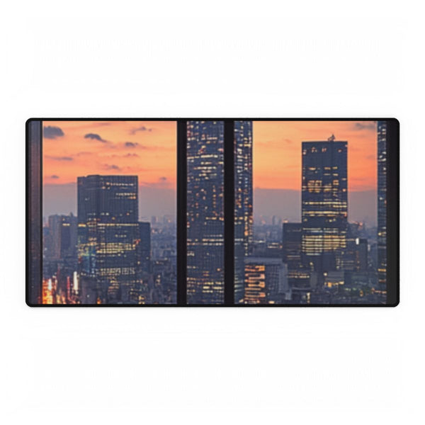 Jdayhogano Imagine Black Realistic Ultra Huge Wide Penthouse St — XXL Gaming Desk Mat — Full Top-Down Artwork View