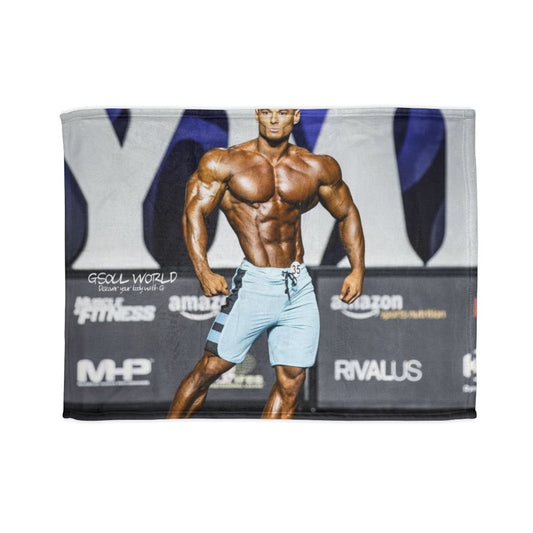 "Jeremy Buendia Signature Bed Cover: Sleep Like a Champion"