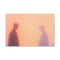 Two Explorers Standing on Giant Monolith — 24×16 Canvas Wall Art — Front Gallery-Wrapped Canvas View