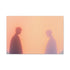 Two Explorers Standing on Giant Monolith — 24×16 Canvas Wall Art — Front Gallery-Wrapped Canvas View
