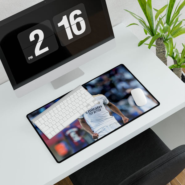 Jude Bellingham Real Madrid — XXL Gaming Desk Mat — Gaming & Workspace Desk Setup View