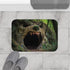 Jungle Cave Shaped Like Wolf Mouth — Memory Foam Bath Mat — Modern Bathroom Floor Lifestyle View
