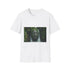 Jungle Waterfall Shaped Like Womans Fac Graphic Unisex Softstyle T-Shirt - Front View