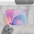 Kimberly Bc3340161 Butterfly Flying Sideways Luxury Memory Foam Bath Mat - Bathroom Lifestyle View