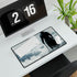 Knight Walking on Clouds with Sword — XXL Gaming Desk Mat — Gaming & Workspace Desk Setup View