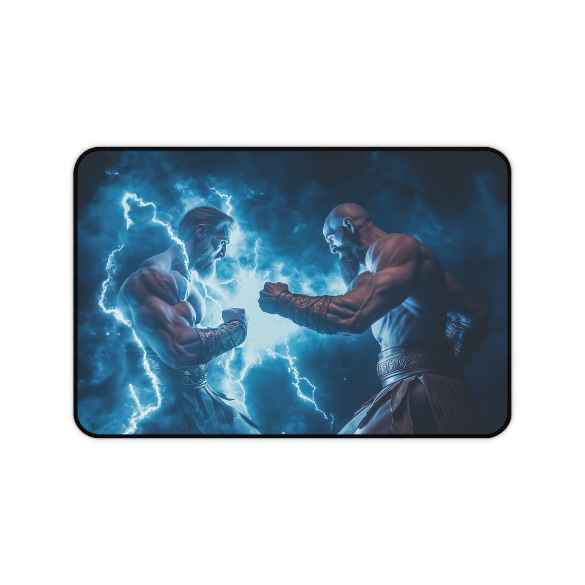 "Kratos Vs. Zeus Battle Desk Mat"