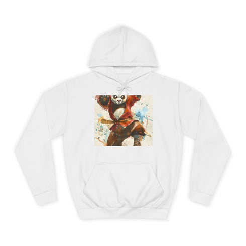 Kung Fu Panda — Heavyweight Graphic Hoodie — Brushed-Fleece Hood & Pouch Pocket Detail