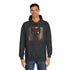 Kuromi Hello Kitty Cartoon — Heavyweight Graphic Hoodie — Model Streetwear Fit View