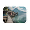 Lake Atitlan Guatemala Natural Beauty Luxury Memory Foam Bath Mat - Top View
