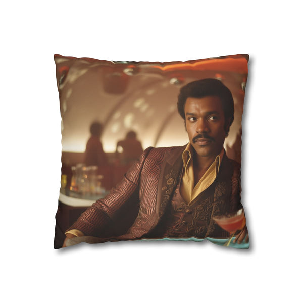 Lando Calrissian in a Cloud City Casino — Double-Sided Cushion Cover — Front Double-Sided Cushion View