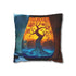 Lava Lamp Shaped Like Tree — Double-Sided Cushion Cover — Front Double-Sided Cushion View
