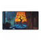 Lava Lamp Shaped Like Tree — XL & XXL Desk Mat — Full Top-Down Artwork View