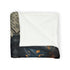 Lava Moth Resting on Burning Scroll Plush Fleece Throw Blanket