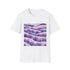 Provence Lavender Fields Seamless Pattern (Edition II) — Graphic Cotton T-Shirt — Front Graphic Print View