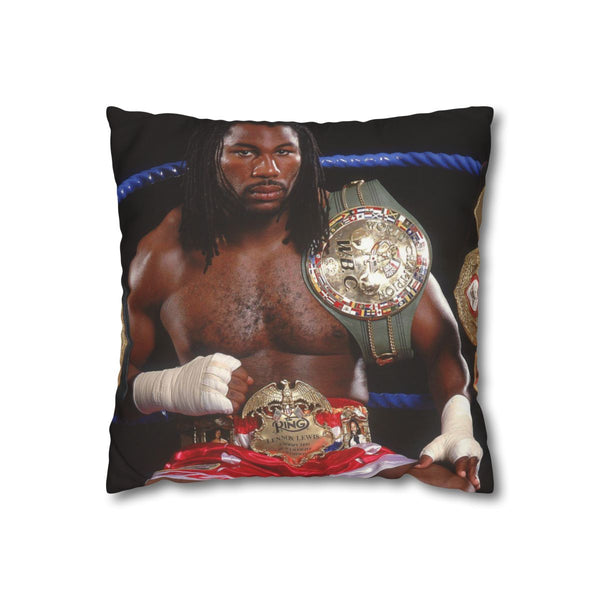 Lennox Lewis — 40×40 Cushion Cover — Front 40×40 cm Square Cushion View