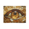 Levitating Crystals Forming an Eye — Plush Fleece Throw Blanket — Full Spread Plush Fleece Artwork View