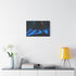 Levitating Tree with Glowing Roots — Stretched Canvas Wall Art — Living Room Wall Lifestyle View
