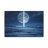 Light Beam Piercing the Moon — 24×16 Canvas Wall Art — Front Gallery-Wrapped Canvas View