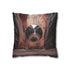 Lightning Orb Suspended in Canyon — 40×40 Cushion Cover — Front 40×40 cm Square Cushion View