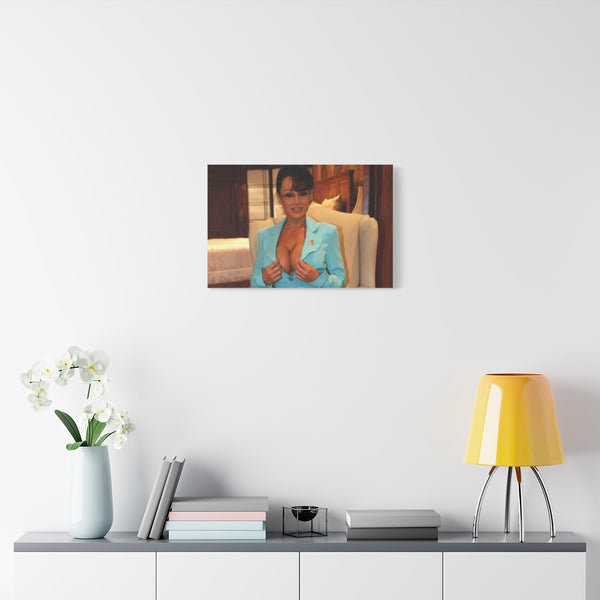 Lisa Ann (Edition II) — Stretched Canvas Wall Art — Living Room Wall Lifestyle View