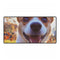 Little Dog Chasing Butterflies — XXL Gaming Desk Mat — Full Top-Down Artwork View