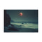Lunar Eclipse Seen from Alien Beach — 24×16 Canvas Wall Art — Front Gallery-Wrapped Canvas View