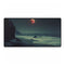 Lunar Eclipse Seen from Alien Beach — XXL Gaming Desk Mat — Full Top-Down Artwork View