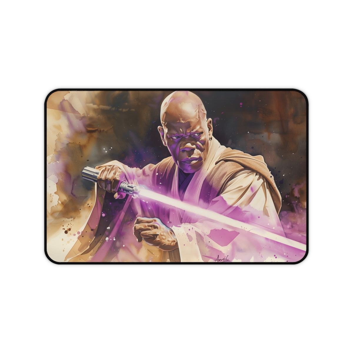 Mace Windu Lightsaber Desk Mat