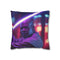 Mace Windu Wielding Purple Lightsaber — Double-Sided Cushion Cover — Front Double-Sided Cushion View