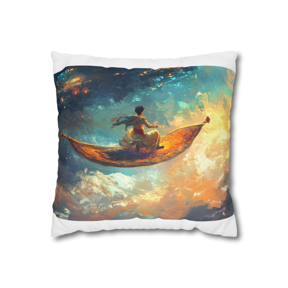 Magic Carpet Ride Pillowcase: Aladdin Jasmine Genie