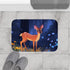Magical Deer in Enchanted Forest (Edition IV) — 61×43 Memory Foam Bath Mat — Modern Bathroom Floor Lifestyle View