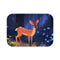 Magical Deer in Enchanted Forest (Edition IV) — 61×43 Memory Foam Bath Mat — Top-Down Velvet Microfibre Artwork View