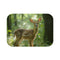Magical Deer in Enchanted Forest — 61×43 Memory Foam Bath Mat — Top-Down Velvet Microfibre Artwork View