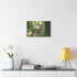 Magical Deer in Enchanted Forest — 24×16 Canvas Wall Art — Living Room Wall Lifestyle View