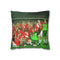 Manchester United Treble — 40×40 Cushion Cover — Front 40×40 cm Square Cushion View