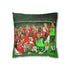 Manchester United Treble — 40×40 Cushion Cover — Front 40×40 cm Square Cushion View