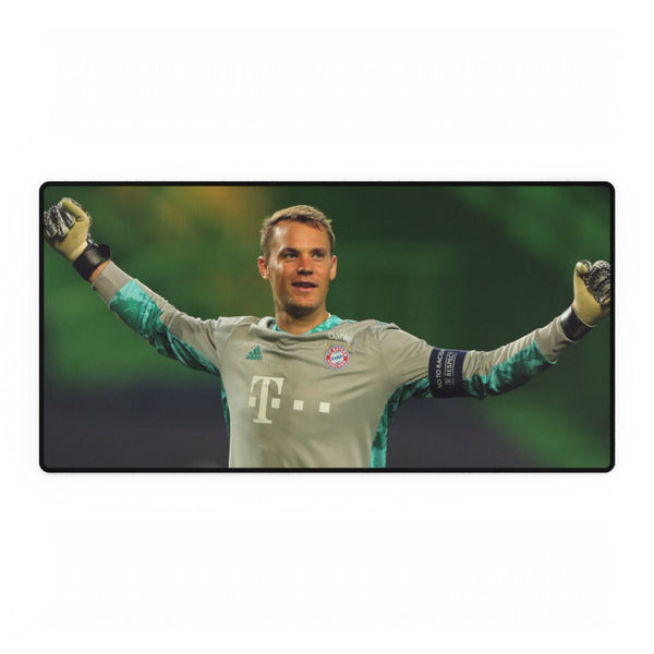Manuel Neuer Olympique Lyonnais V Bayern Munich Champions League — XXL Gaming Desk Mat — Full Top-Down Artwork View
