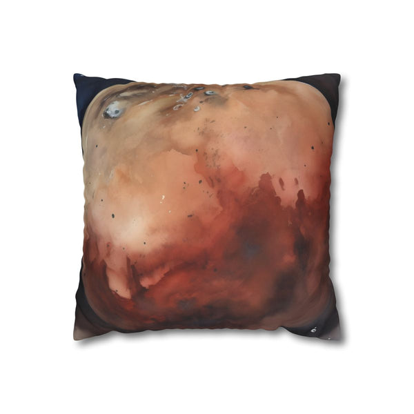 Mars Watercolor (Edition II) — Double-Sided Cushion Cover — Front Double-Sided Cushion View