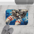 Master Oil Painting with Beautiful Compos Luxury Memory Foam Bath Mat - Bathroom Lifestyle View