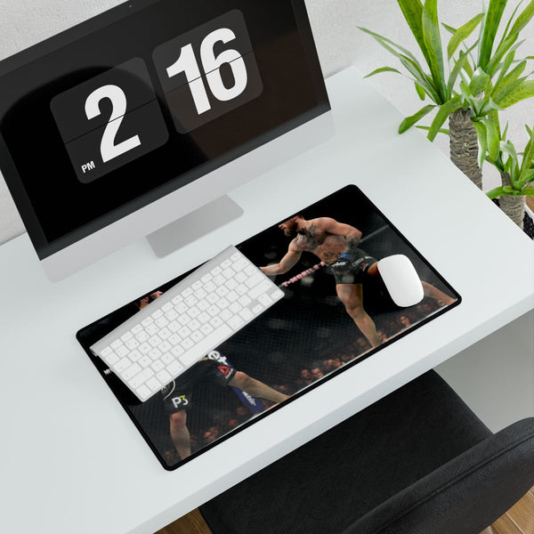 Mayweather Khabib — XXL Gaming Desk Mat — Gaming & Workspace Desk Setup View