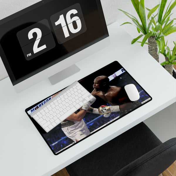 Mayweather Mcgregor — XXL Gaming Desk Mat — Gaming & Workspace Desk Setup View