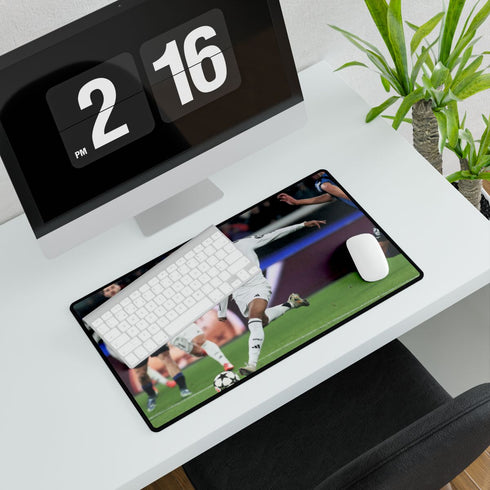 Mbappe — XXL Gaming Desk Mat — Gaming & Workspace Desk Setup View