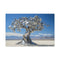 Mechanical Tree in Metallic Desert — Canvas Wall Art — Front Gallery-Wrapped Canvas View