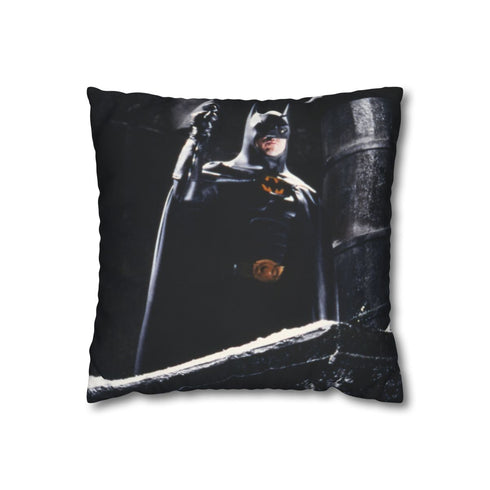 Michael Keaton Batman — 40×40 Cushion Cover — Front 40×40 cm Square Cushion View