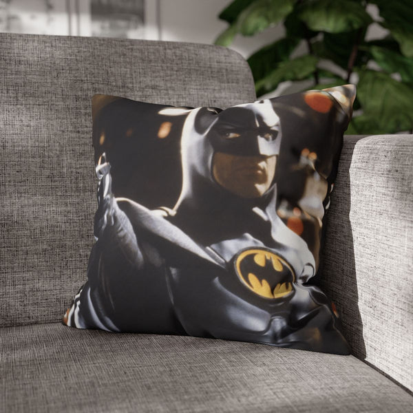 Michael Keaton Batman (Edition II) — 40×40 Cushion Cover — Sofa & Armchair Living Room Lifestyle View