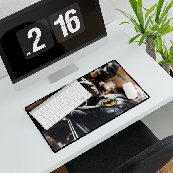 Michael Keaton Batman (Edition II) — XXL Gaming Desk Mat — Gaming & Workspace Desk Setup View