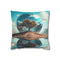 Mirror Planet Reflecting Earths Dreams — Double-Sided Cushion Cover — Front Double-Sided Cushion View