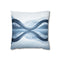Mirrored River Bending into Infinity Loop — 40×40 Cushion Cover — Front 40×40 cm Square Cushion View